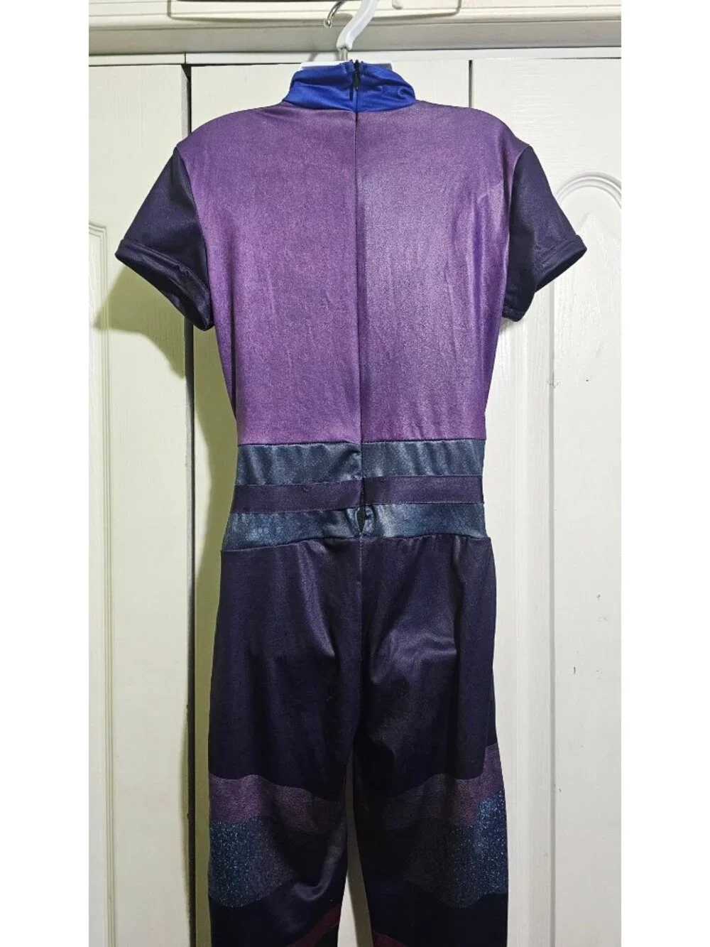Descendants 3 Mal Deluxe Costume Girl 8-10 Jumpsuit Vest Disney Spirt Halloween - Picture 6 of 9